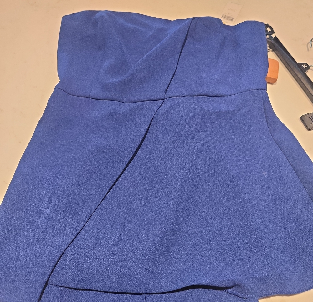BCBGeneration Strapless Cobalt Blue 2 Piece
